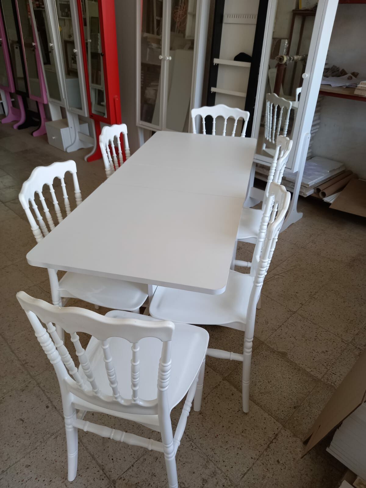 First Mobilya - Üsküdar - Hediyelik - çok amaçlı - Katlanır Masa - Beyaz