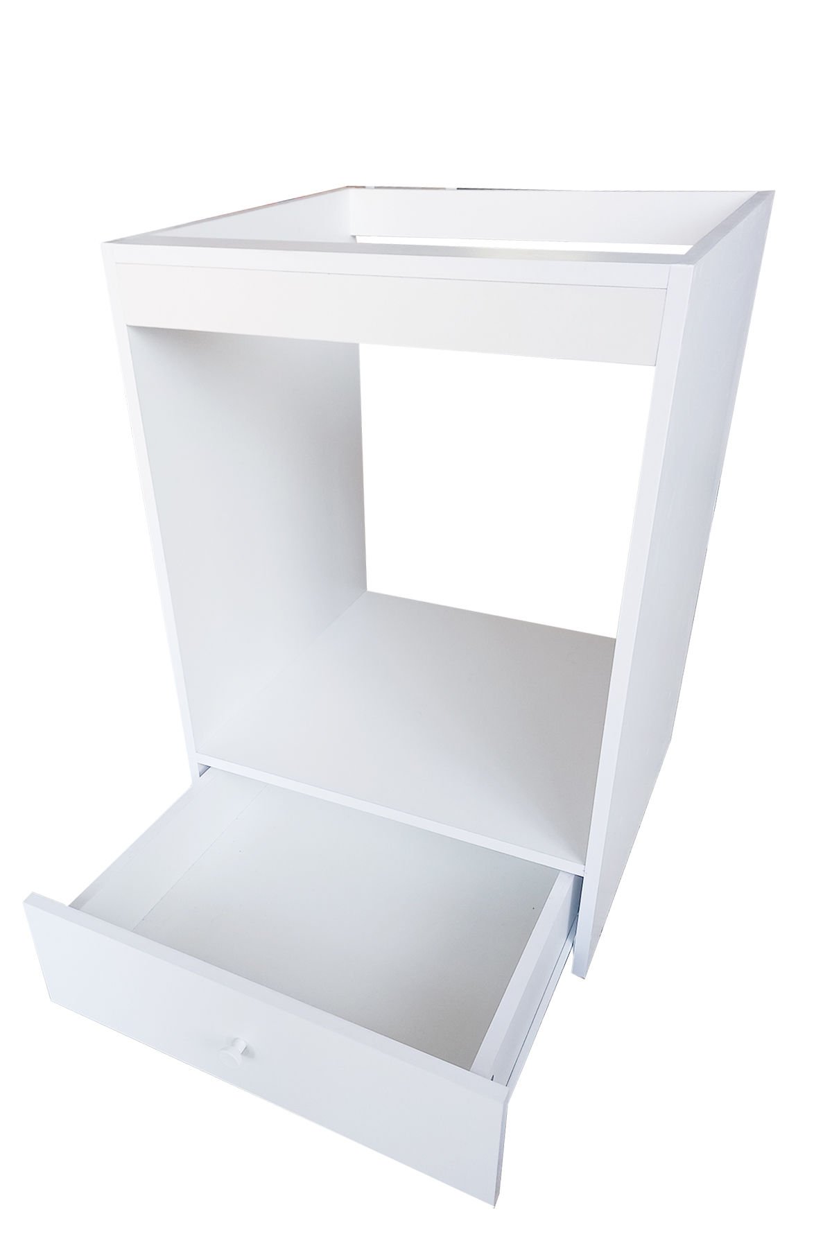 First Mobilya Güllü - Üstü açık, Çekmeceli - Ankastre Mutfak Dolabı Ankastre Modül Dolap Fırın Ocak Dolabı Çok Amaçlı Dolap